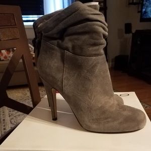 Gray Aldo booties size 8